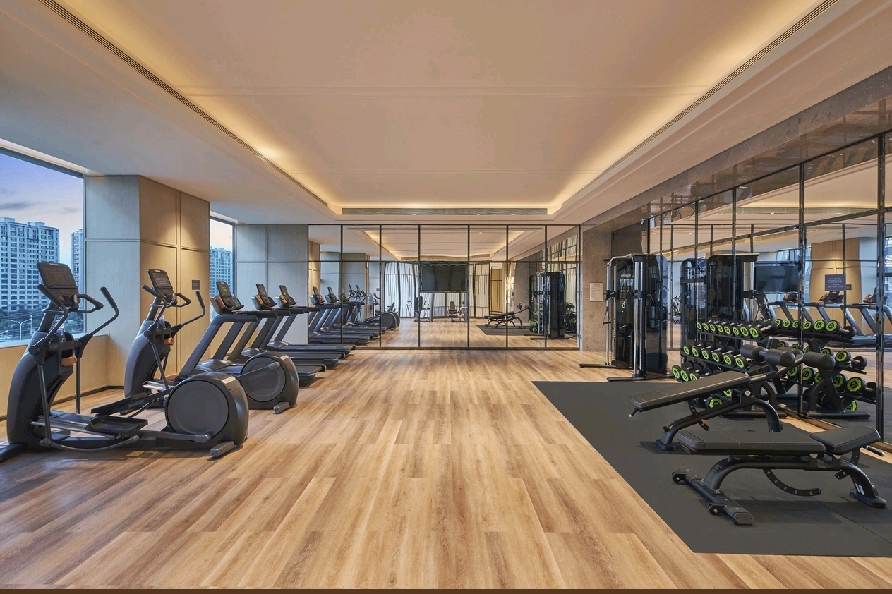 24-hour fitness gym center at Courtyard Changchun Poly