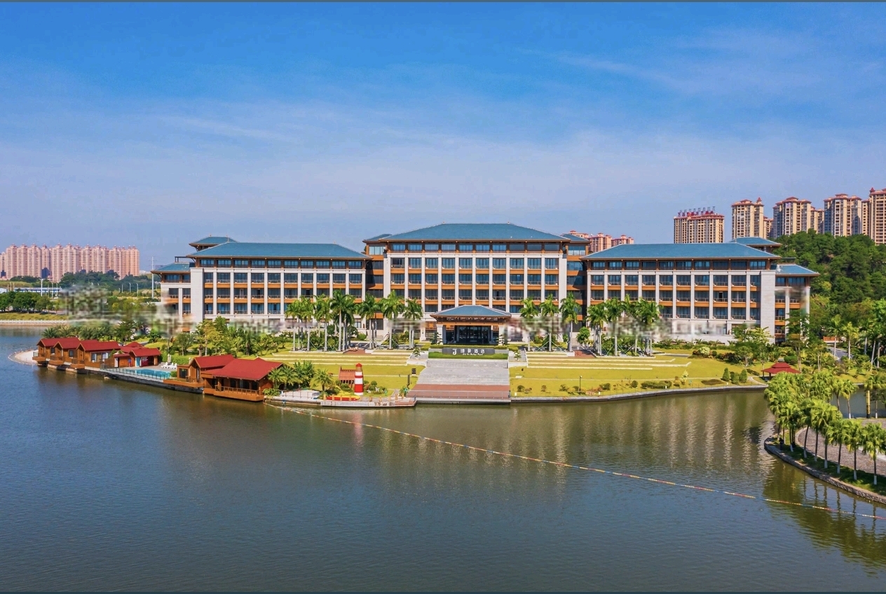 Jolie Vue Hotel Yulin lake view exterior — hotel furniture by Zhobai