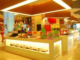 Kempinski Hotel Guiyang breakfast buffet counter — restaurant furniture by Zhobai