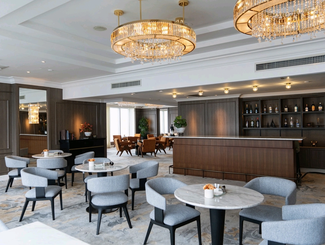 Kempinski Hotel Guiyang casual lobby bar lounge — lounge furniture by Zhobai