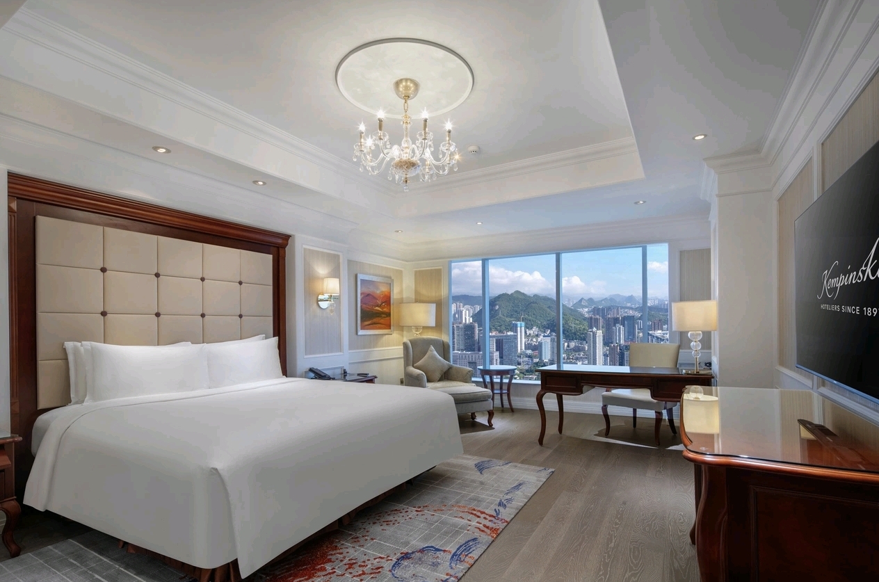 Kempinski Hotel Guiyang city view king room — hotel furniture by Zhobai