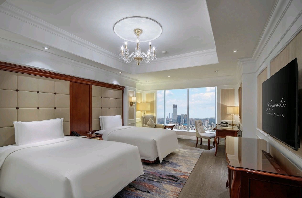 Kempinski Hotel Guiyang standard king guest room — furniture by Zhobai