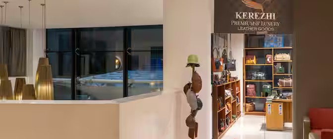 Radisson Blu Addis Ababa lobby lounge reception — furniture design by Zhobai