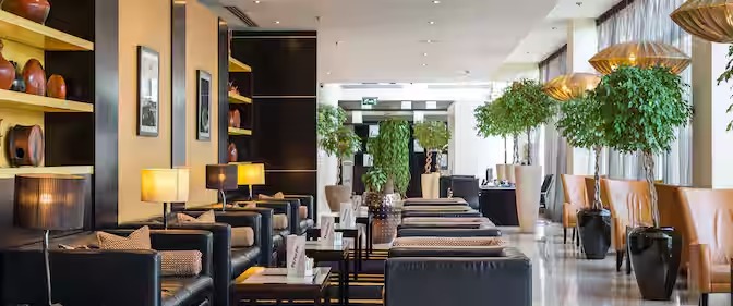 Radisson Blu Addis Ababa luxury lobby bar area — bar furniture by Zhobai