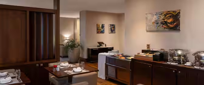 Radisson Blu Addis Ababa private dining lounge — bespoke furniture by Zhobai