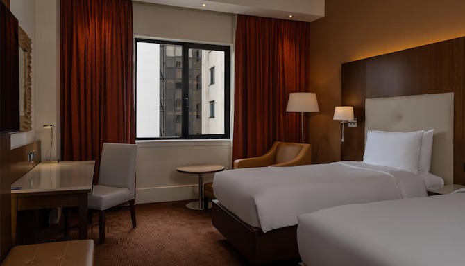 Radisson Blu Addis Ababa superior guest room bedroom — furniture by Zhobai