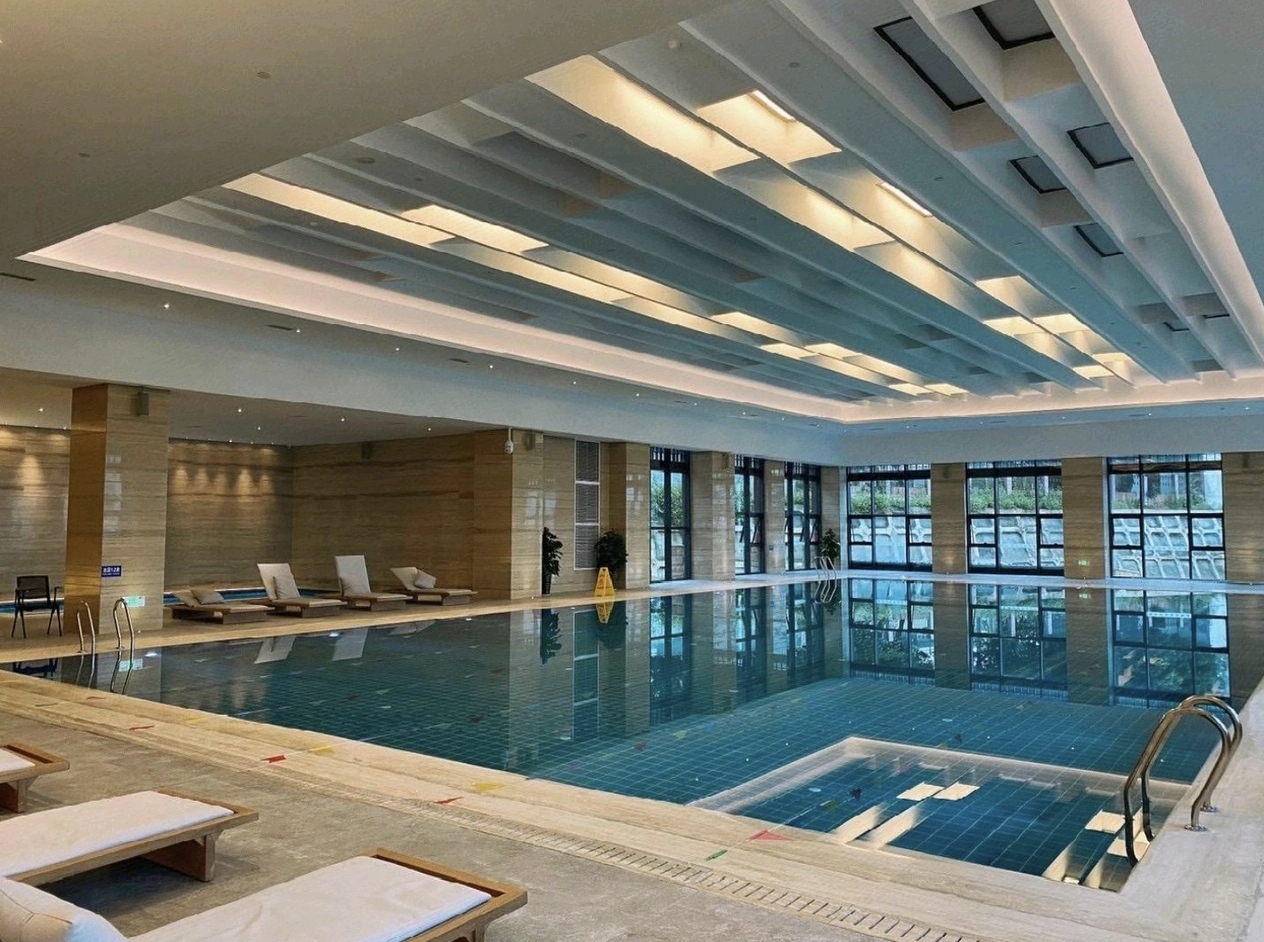 Wyndham Baise Resort indoor constant temperature swimming pool — pool furniture by Zhobai