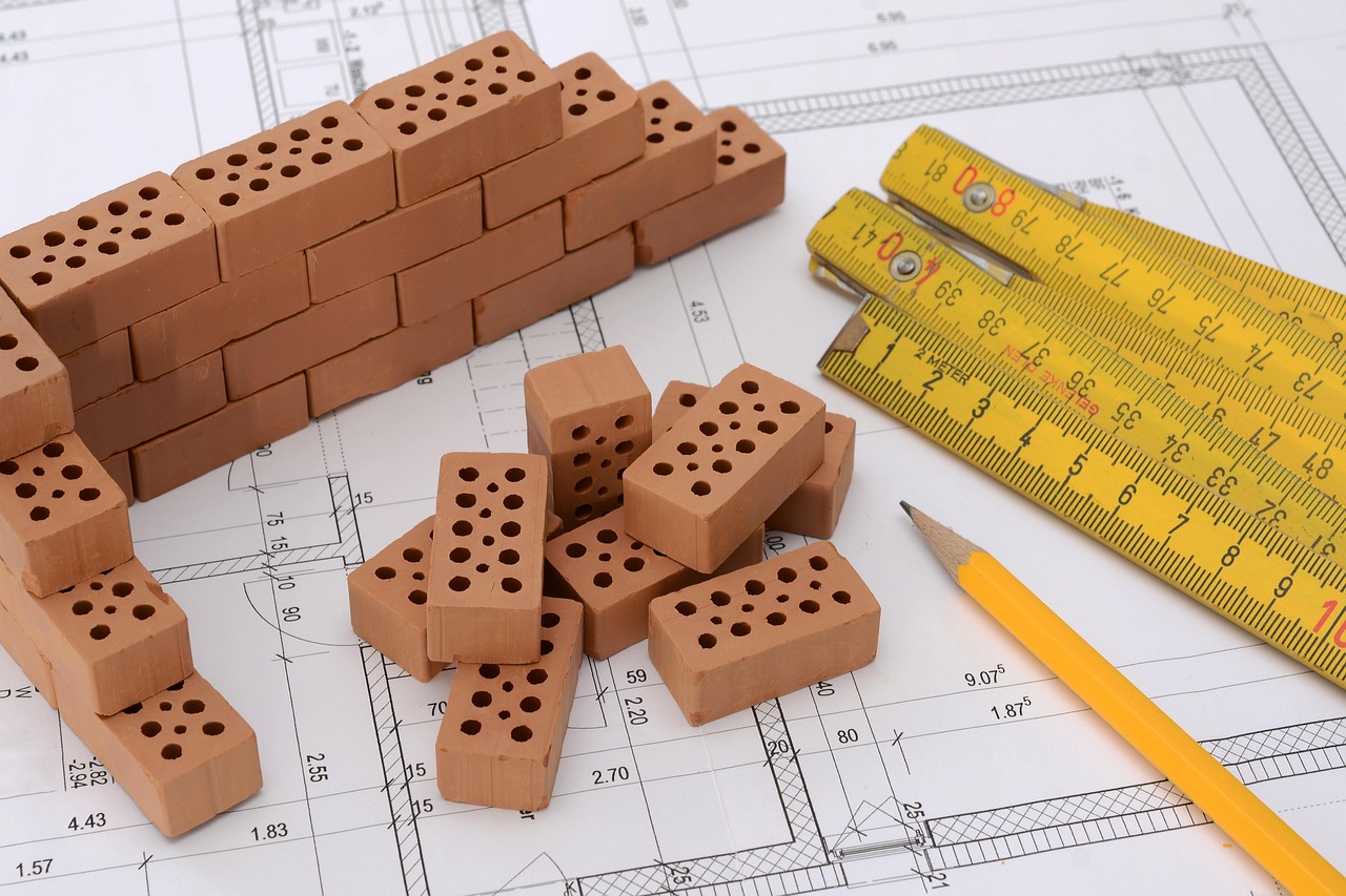 architectural blueprint of hotel floor plan with valuation notes