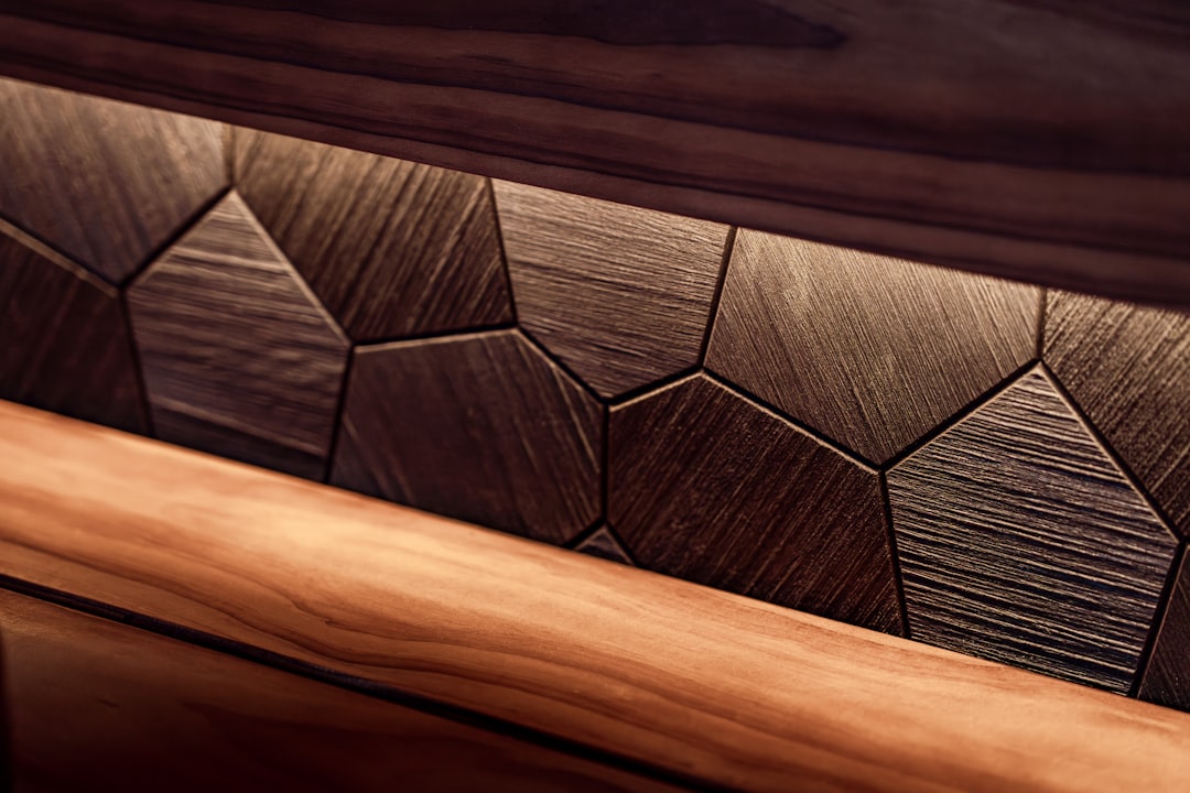 High pressure laminate hotel desk with rounded edge and grommet